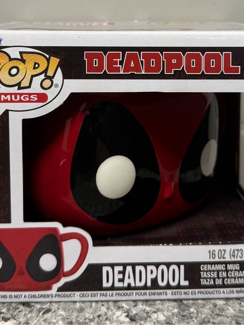 Funko Deadpool Red & Black Ceramic Mug